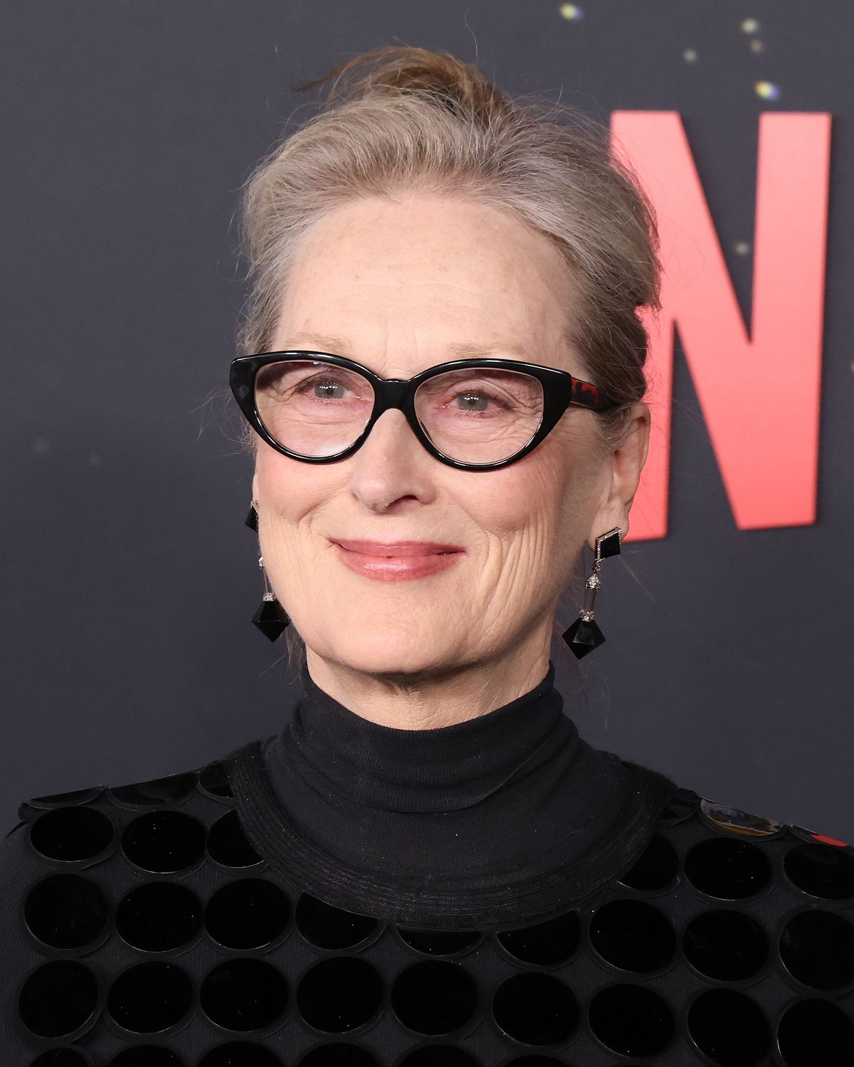 Meryl Streep attends the world premiere of Netflix's Don't Look Up in 2021