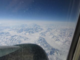 Yukon Mountains Seen from the Air