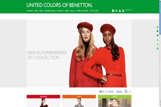 United Colours of Benetton homepage