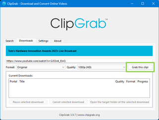 ClipGrab Grab this clip