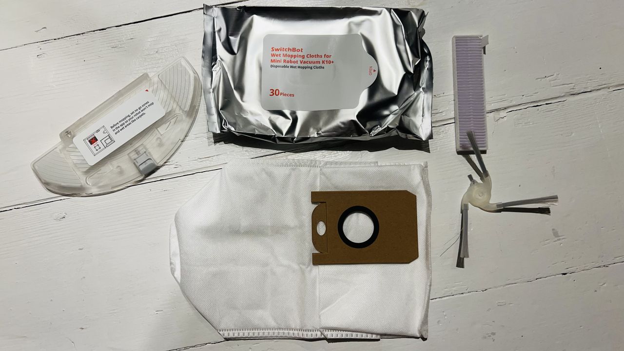 Extra accessories for the SwitchBot Mini Robot Vacuum K10+