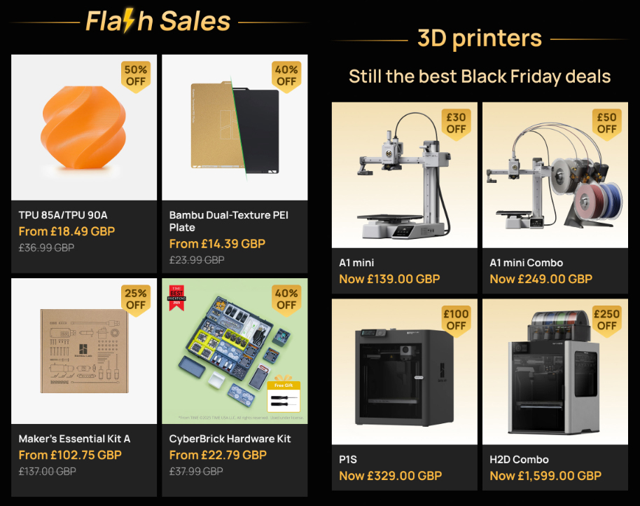 Bambu Lab deals email