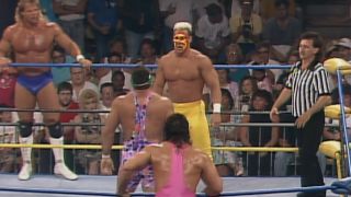 Sting and Lex Luger vs The Steiners