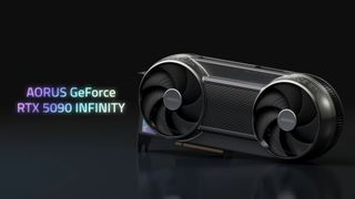 The Gigabyte Aorus GeForce RTX 5090 Infinity GPU