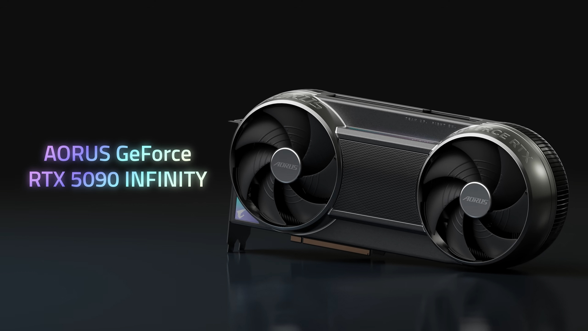 The Gigabyte Aorus GeForce RTX 5090 Infinity GPU
