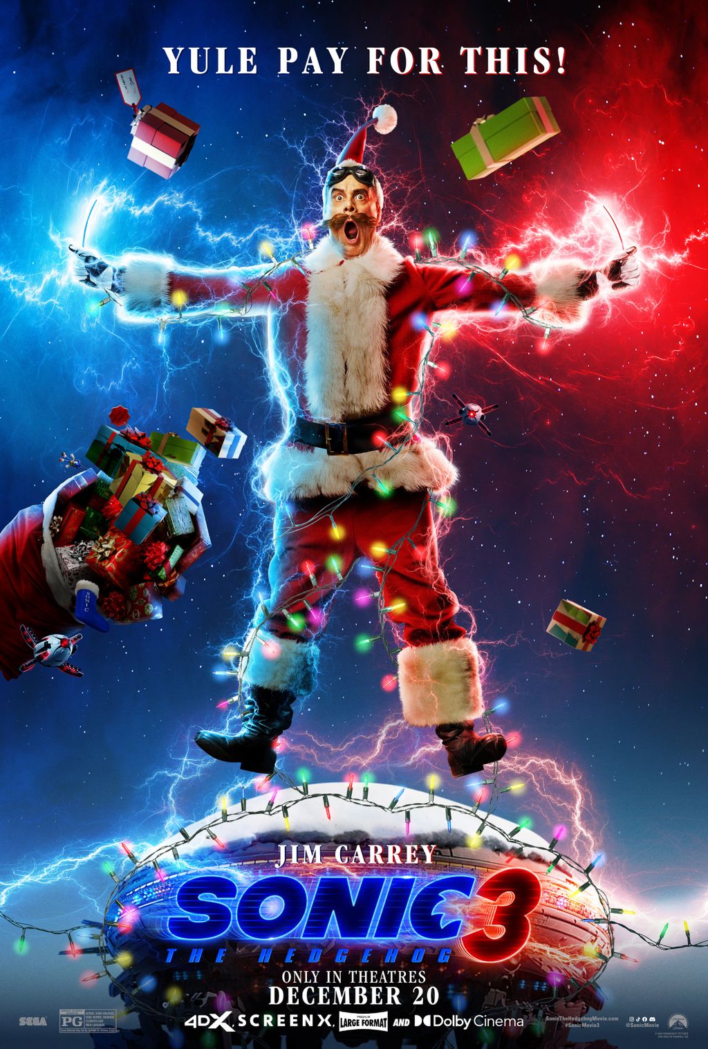 Sonic 3 Dropped An A+ Parody Of A Christmas Classic On This Exclusive Poster, And Now I Want A