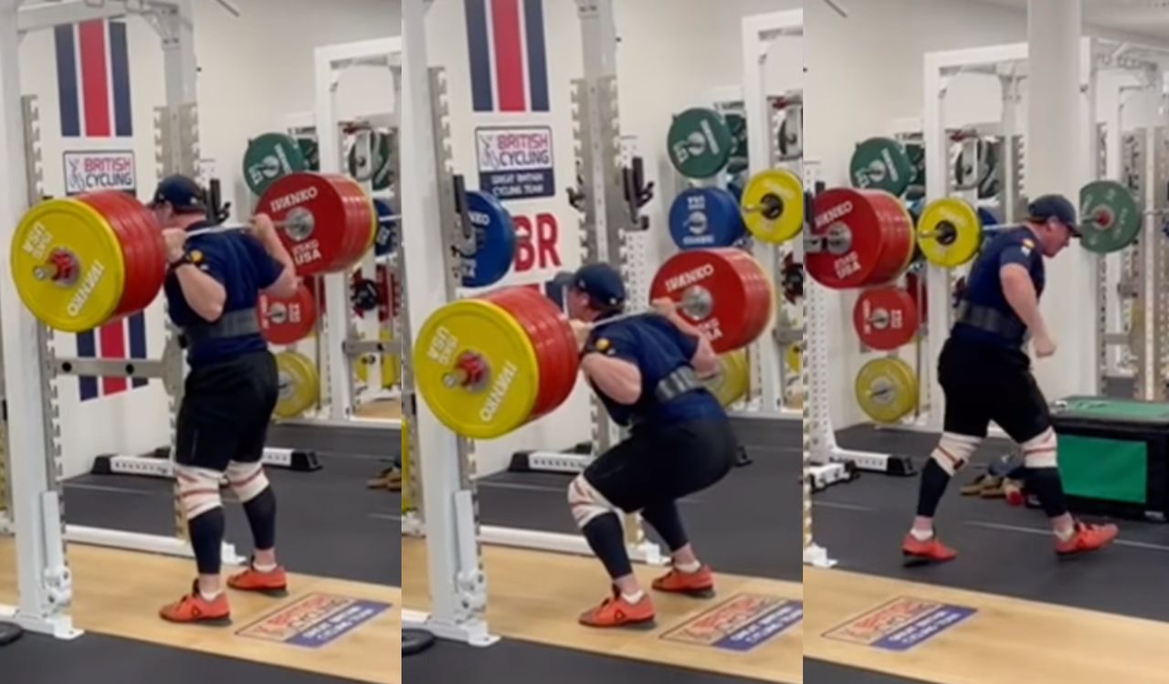 Matt Rotherham lifting 250kg