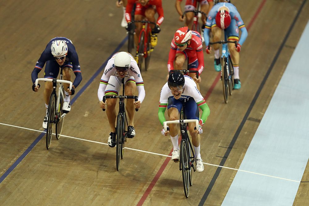 Australia's Cameron Meyer took home a gold medal in the men's points race.