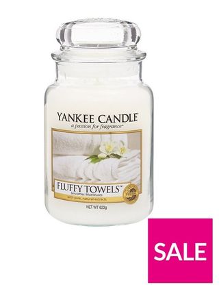 Yankee Candle Large Jar in Fluffy Towel