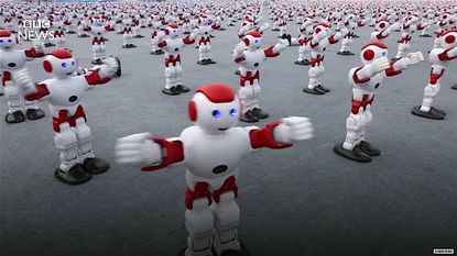1,007 robots dance in unison in China, setting new Guinness World Record