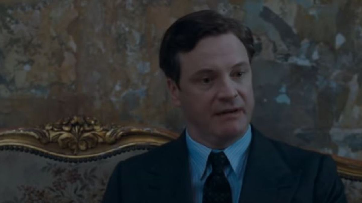 Colin Firth in The King&#039;s Speech.