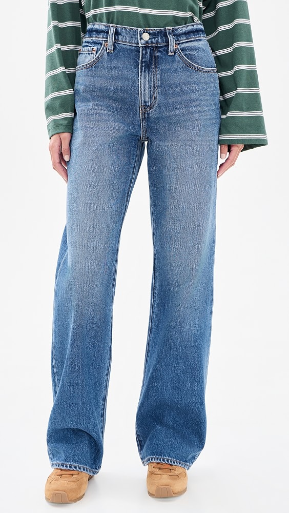 2k Mid Rise Relaxed Baggy Jeans - Vesper