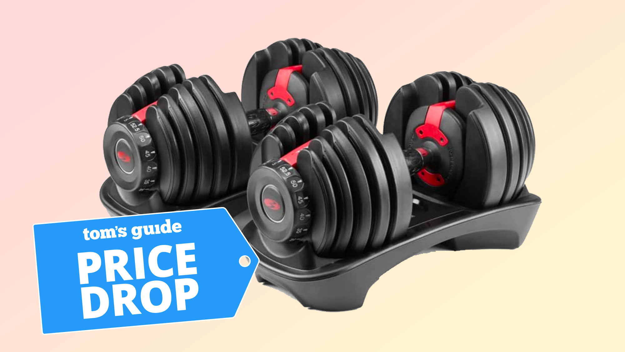 Our favorite adjustable dumbbells are 250 off in this after