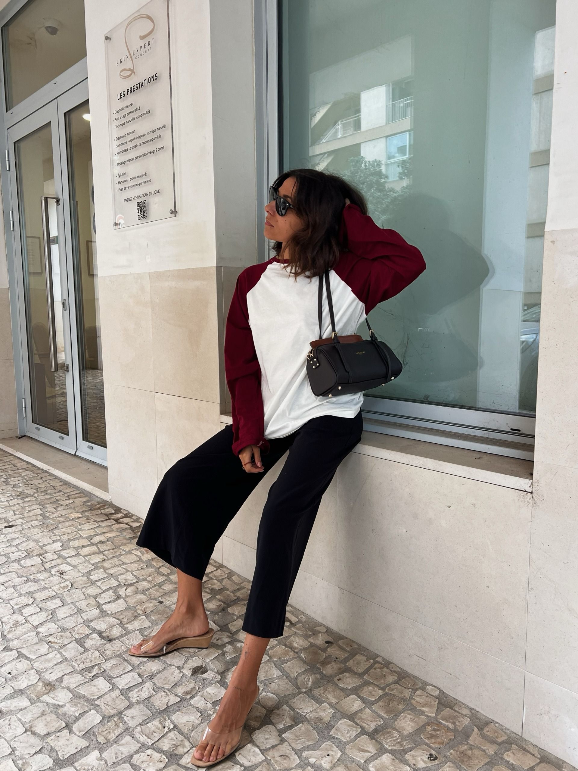 An image of a woman wearing updated fall outfit 2026