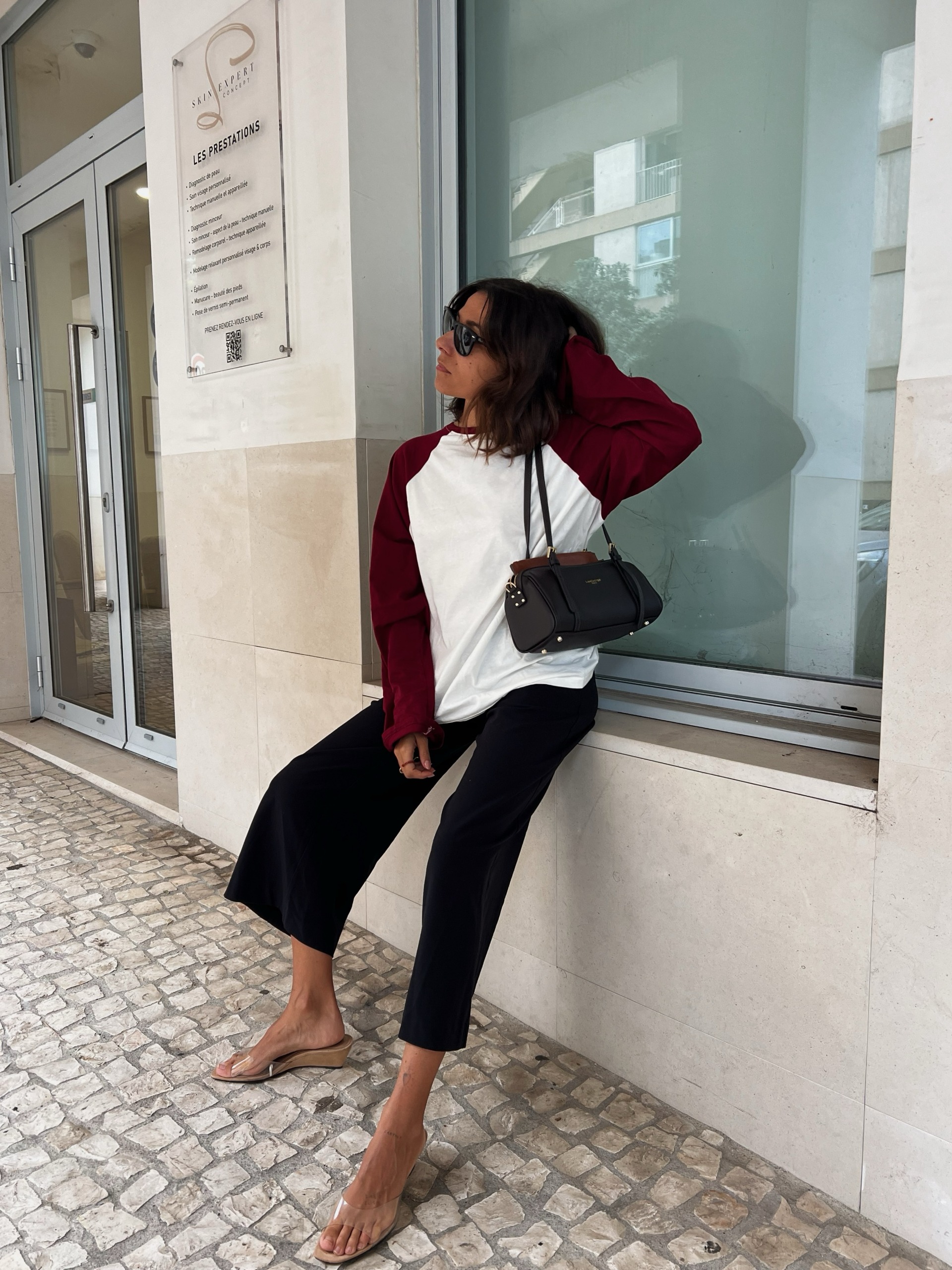An image of a woman wearing updated fall outfit 2026