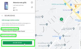 how to find lost android phone - secure device