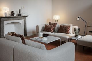 Living space with sofas at Vipp Palazzo Monti