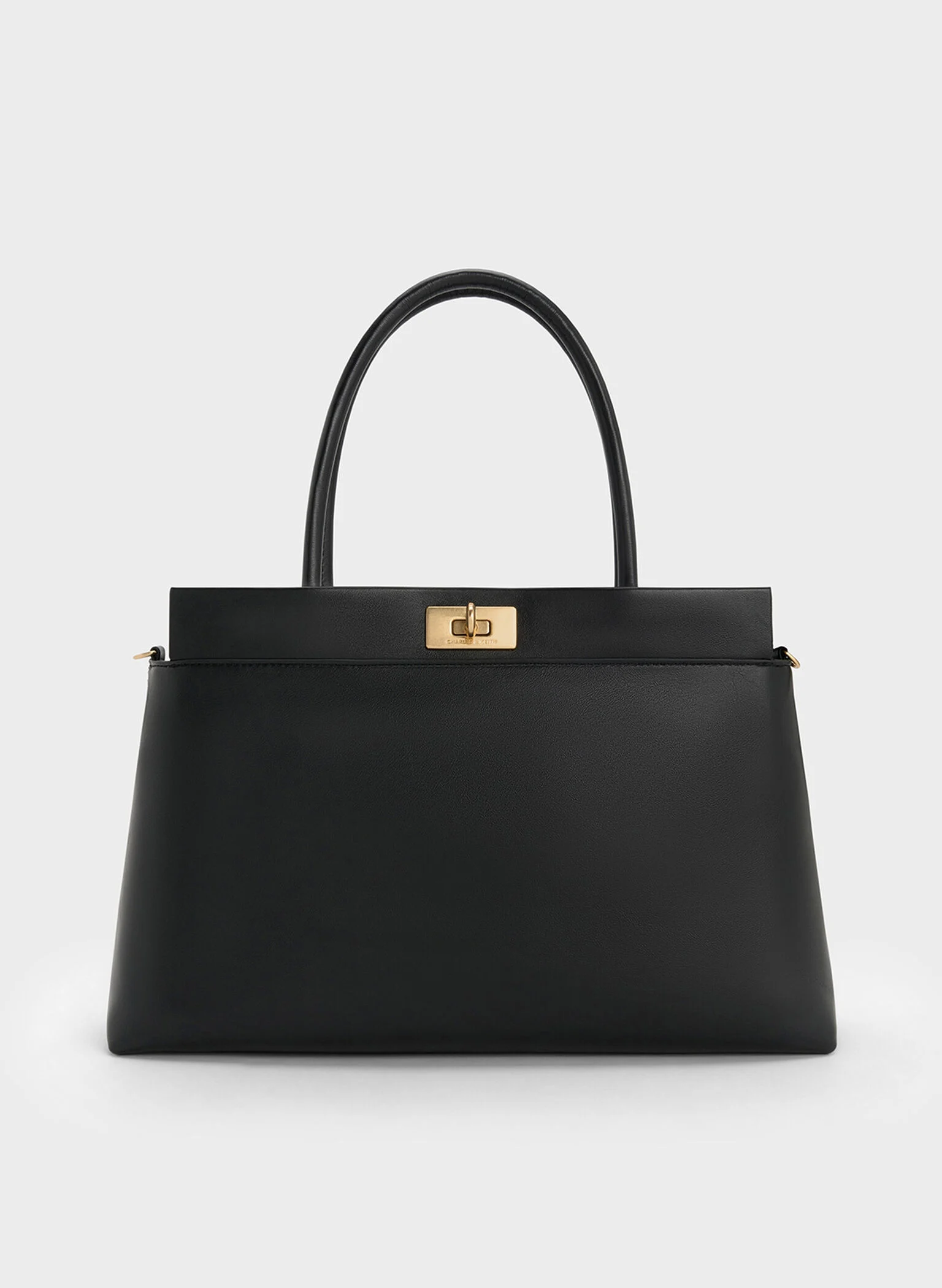 Charles & Keith, Lennie Top Handle Satchel Bag