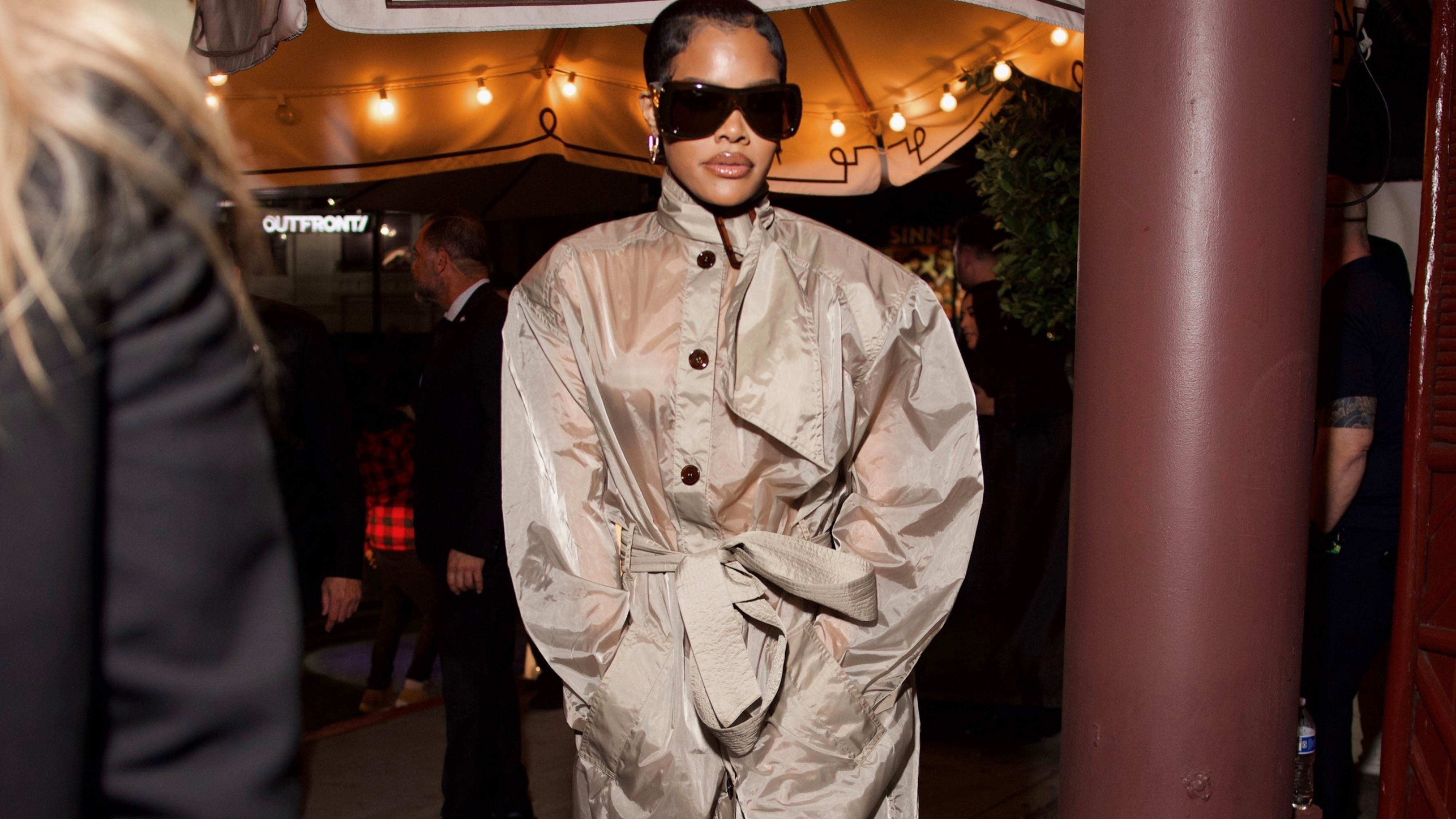 Teyana taylor in a trench coat, feb 2026