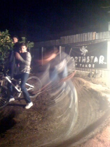 Mixing it up with a little bit of "skills" work on a backyard pump track