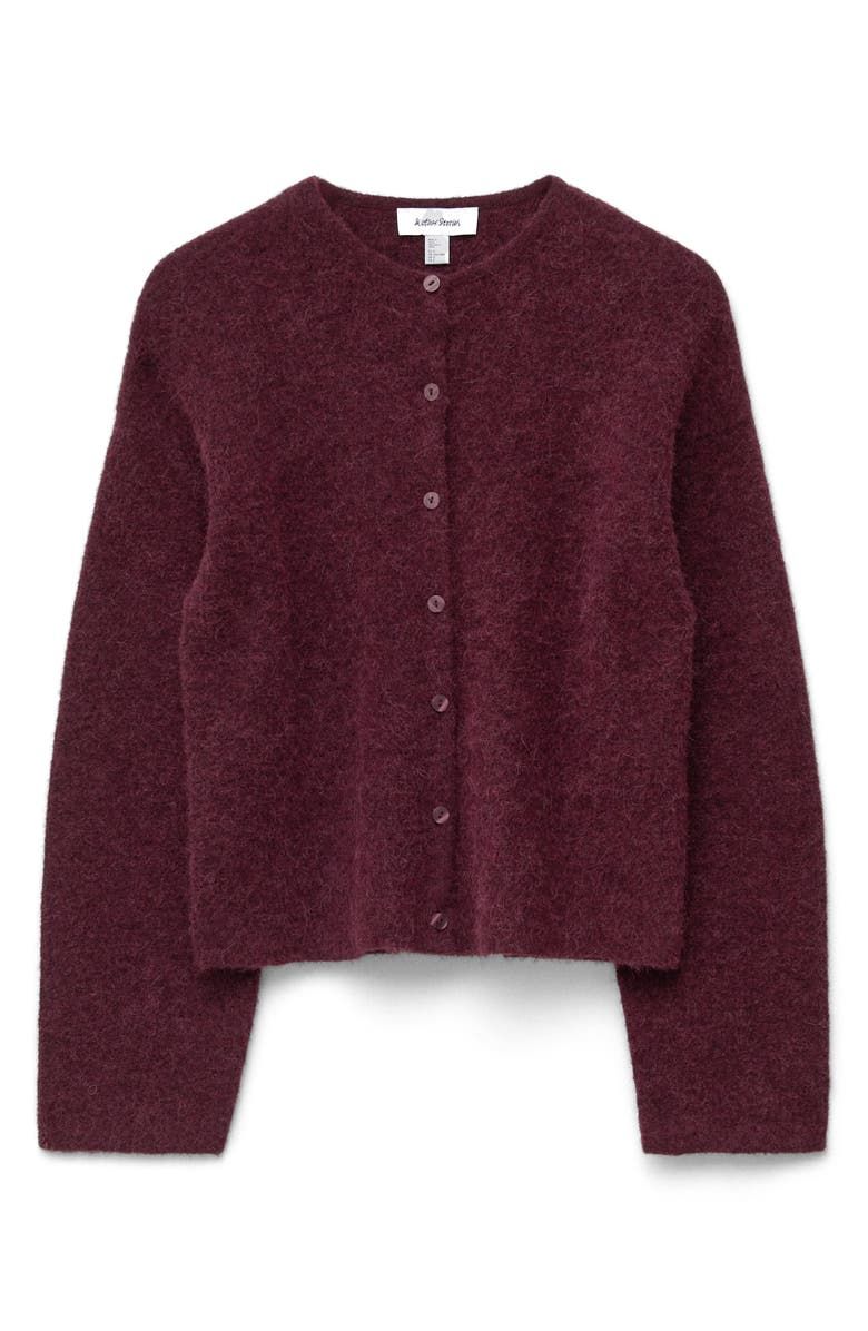 Wool & Alpaca Blend Rib Cardigan