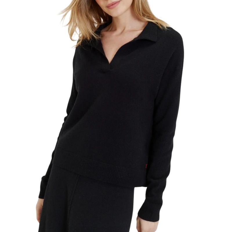 Image of black wool pull over