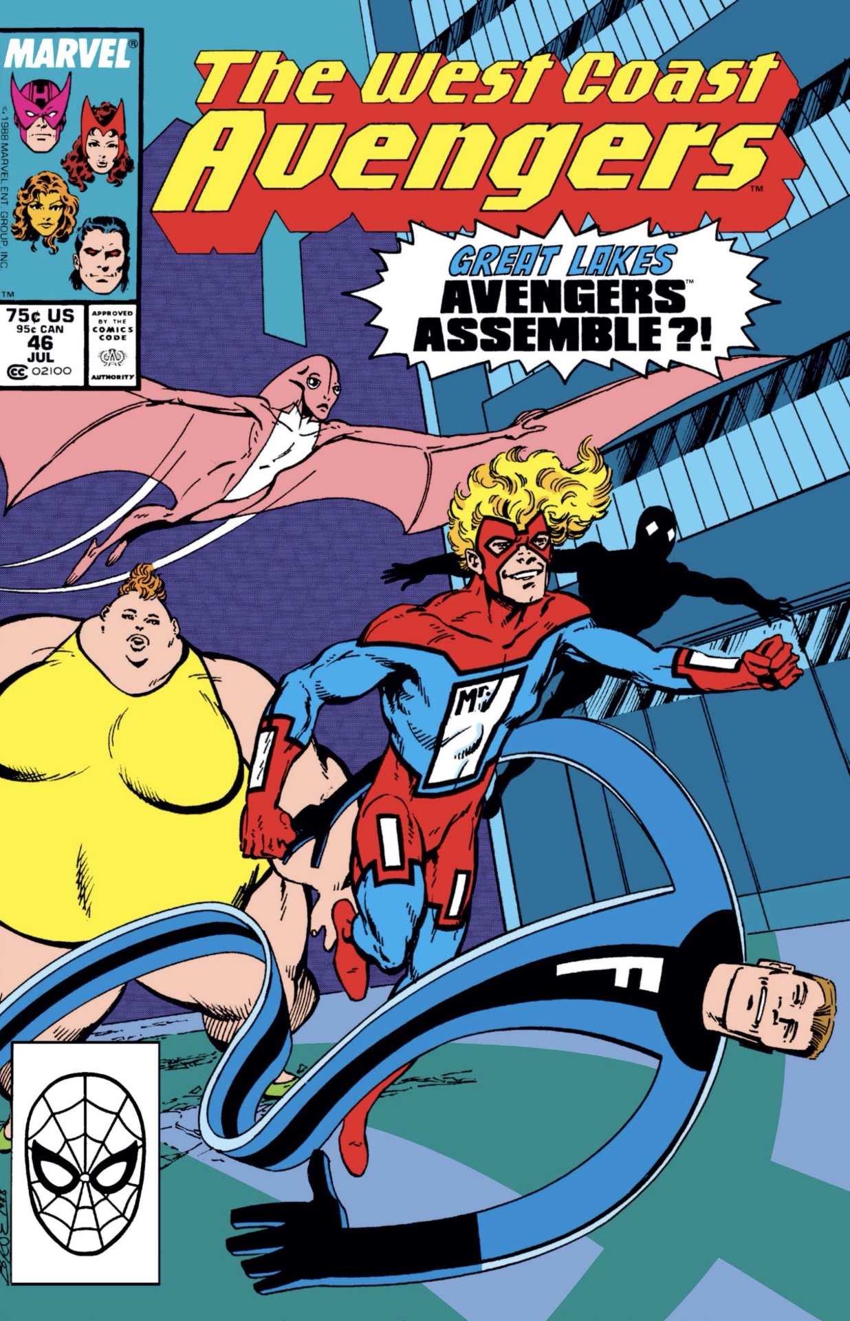 The Great Lakes Avengers springing into action