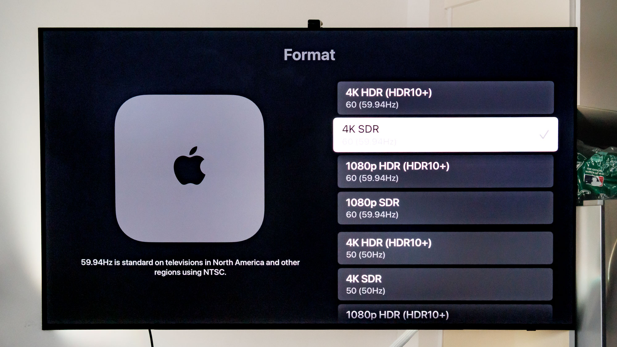 Apple TV 4K settings