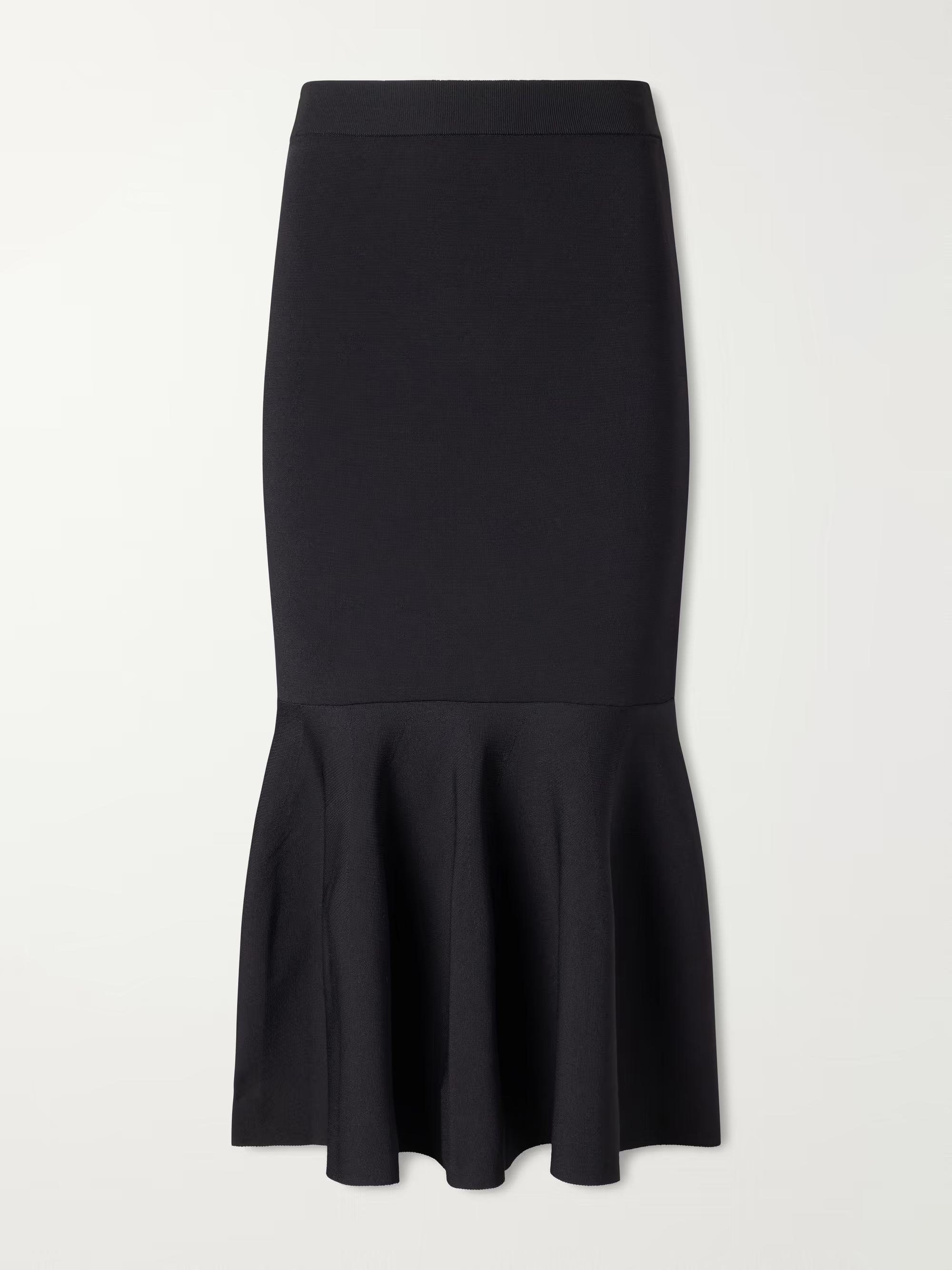 STELLA MCCARTNEY, Flared Crepe Midi Skirt