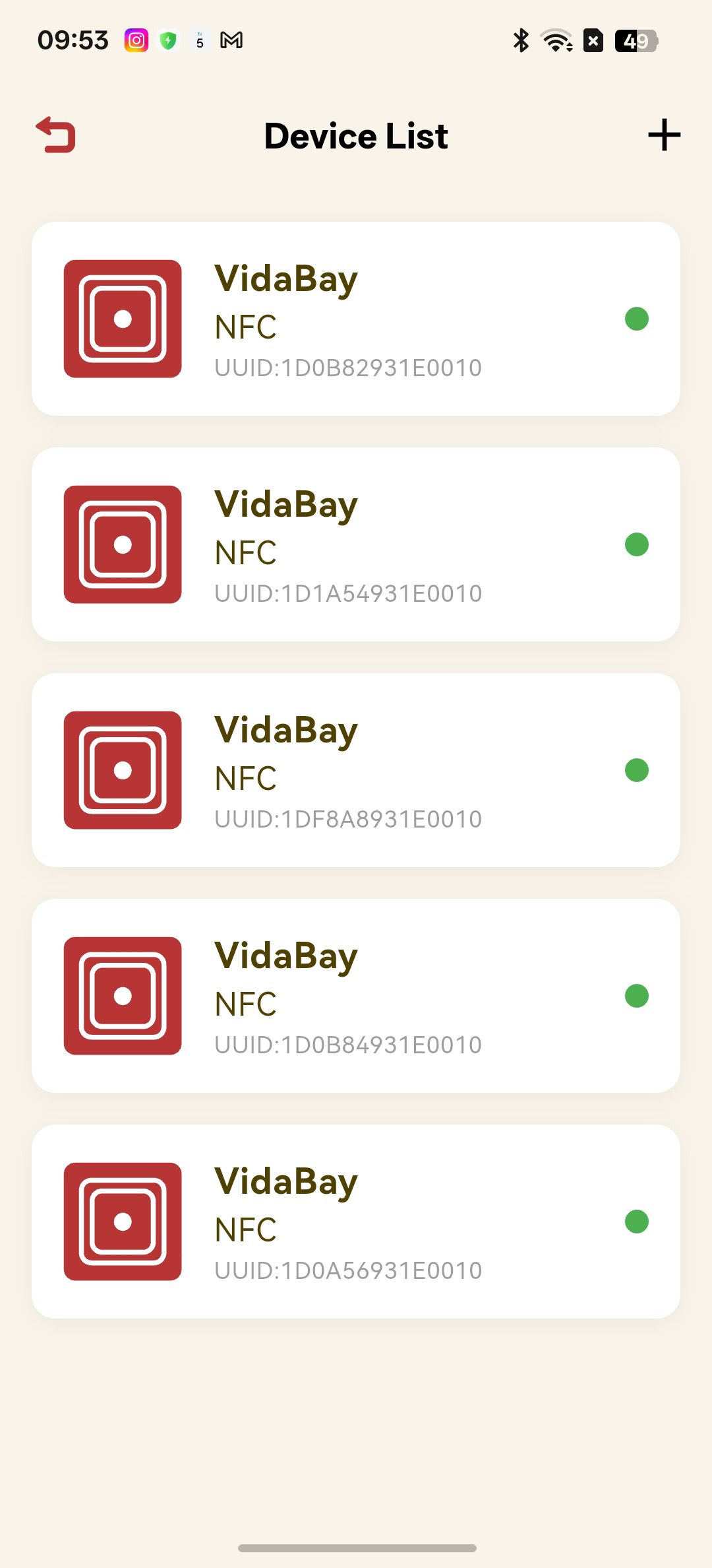 Vidabay Snap app screenshots