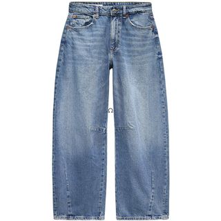 TRF BAGGY BALLOON MID-RISE JEANS