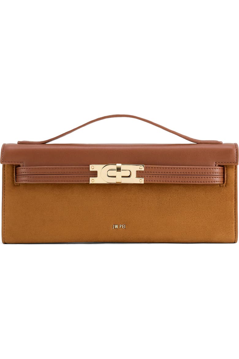 Bria Faux Suede Top Handle Bag
