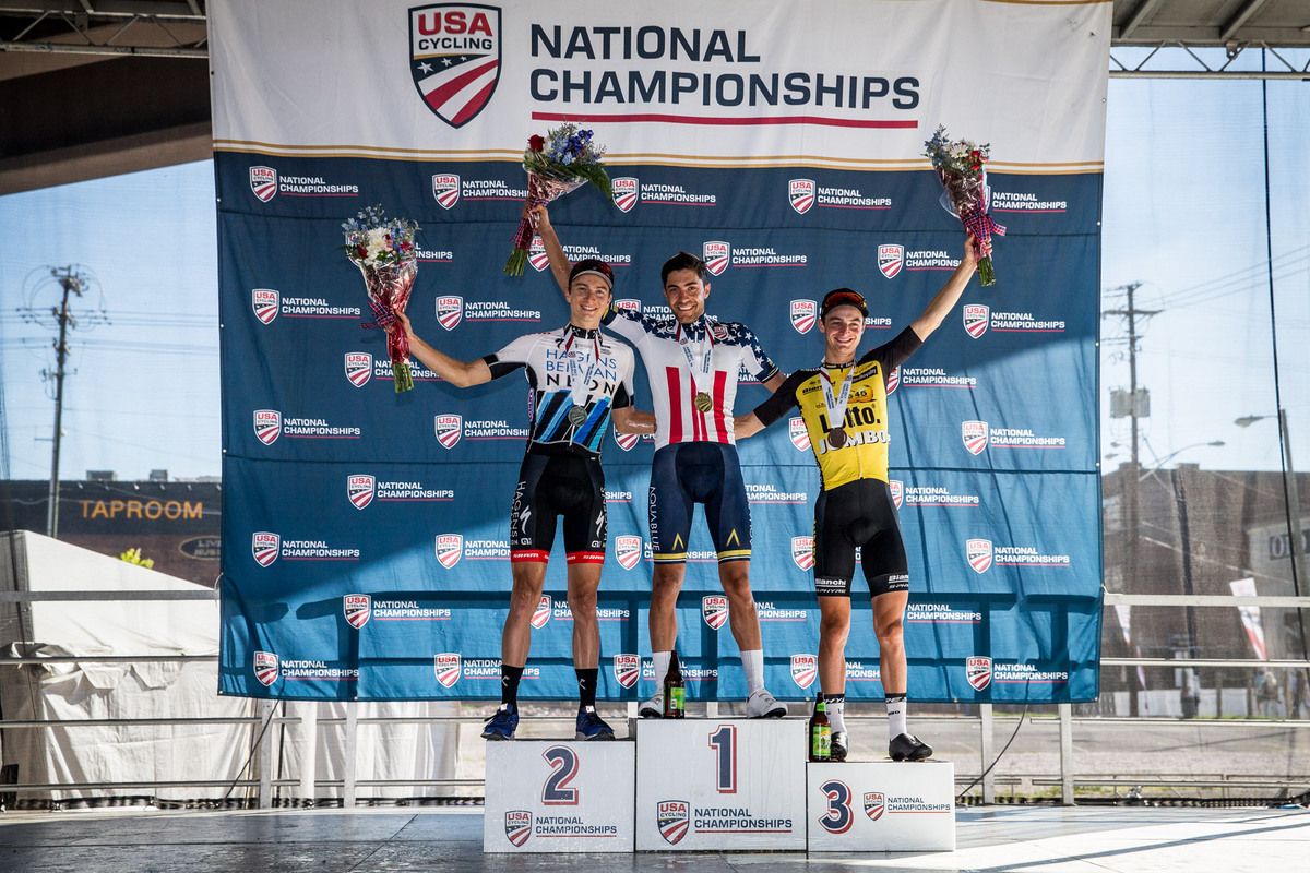 The 2017 US nationals podium