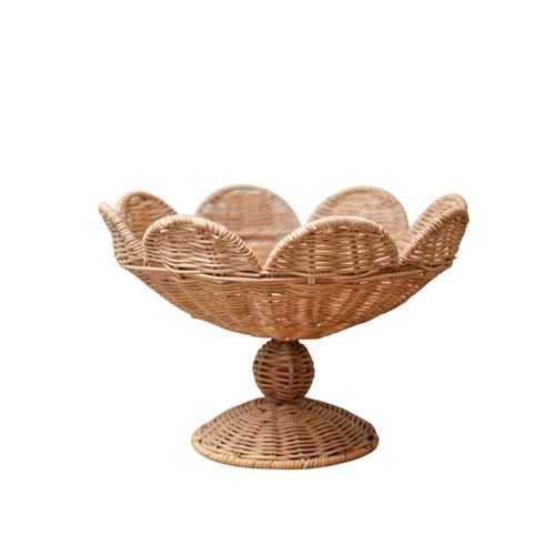 Bungalow Rattan Scalloped Bowl 