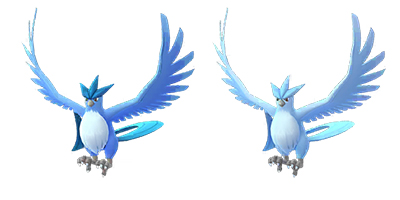 Pokemon Go shiny Articuno