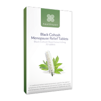 RRP: £17.95 | No. of tablets available: 60| Recommended Daily Dosage: 1
Black Cohosh Menopause Relief (THR) is a traditional herbal medicine containing an extract from the rhizome and root of the Black Cohosh herb. Based on traditional use, Black Cohosh is used to help relieve symptoms of the menopause such as hot flushes, night sweats and temporary changes in mood like nervous irritability and restlessness.