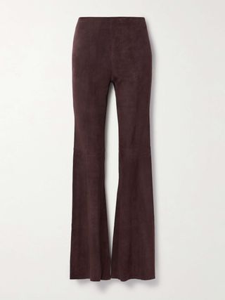 Gégé Suede Flared Pants