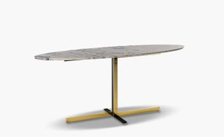 Minotti 'Catlin' console table with marble top