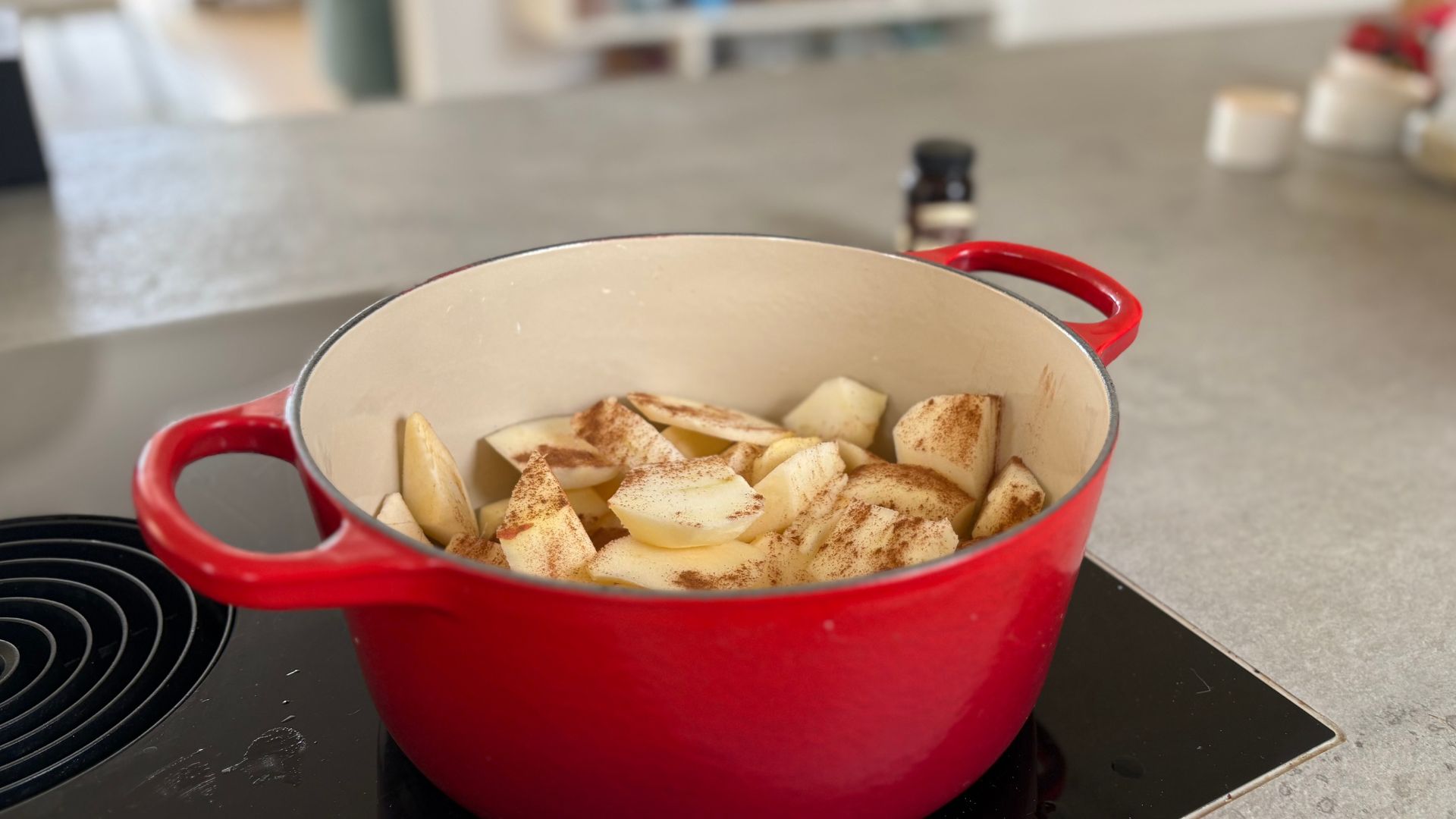 Testing the Le Creuset Round Casserole Dish in our kitchen