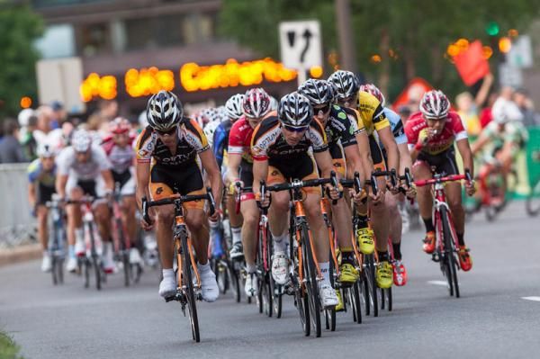 Optum Pro Cycling p/b Kelly Benefit Strategies keeping the tempo high on the front.