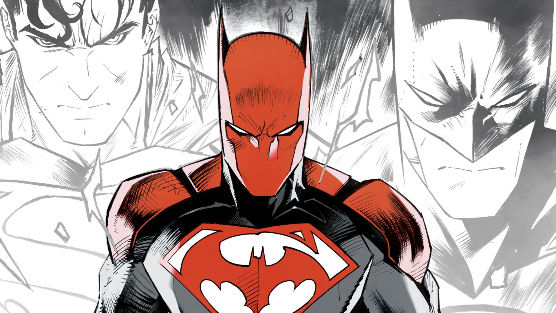 World's Finest #4 Batman/Superman Fusion variant cover