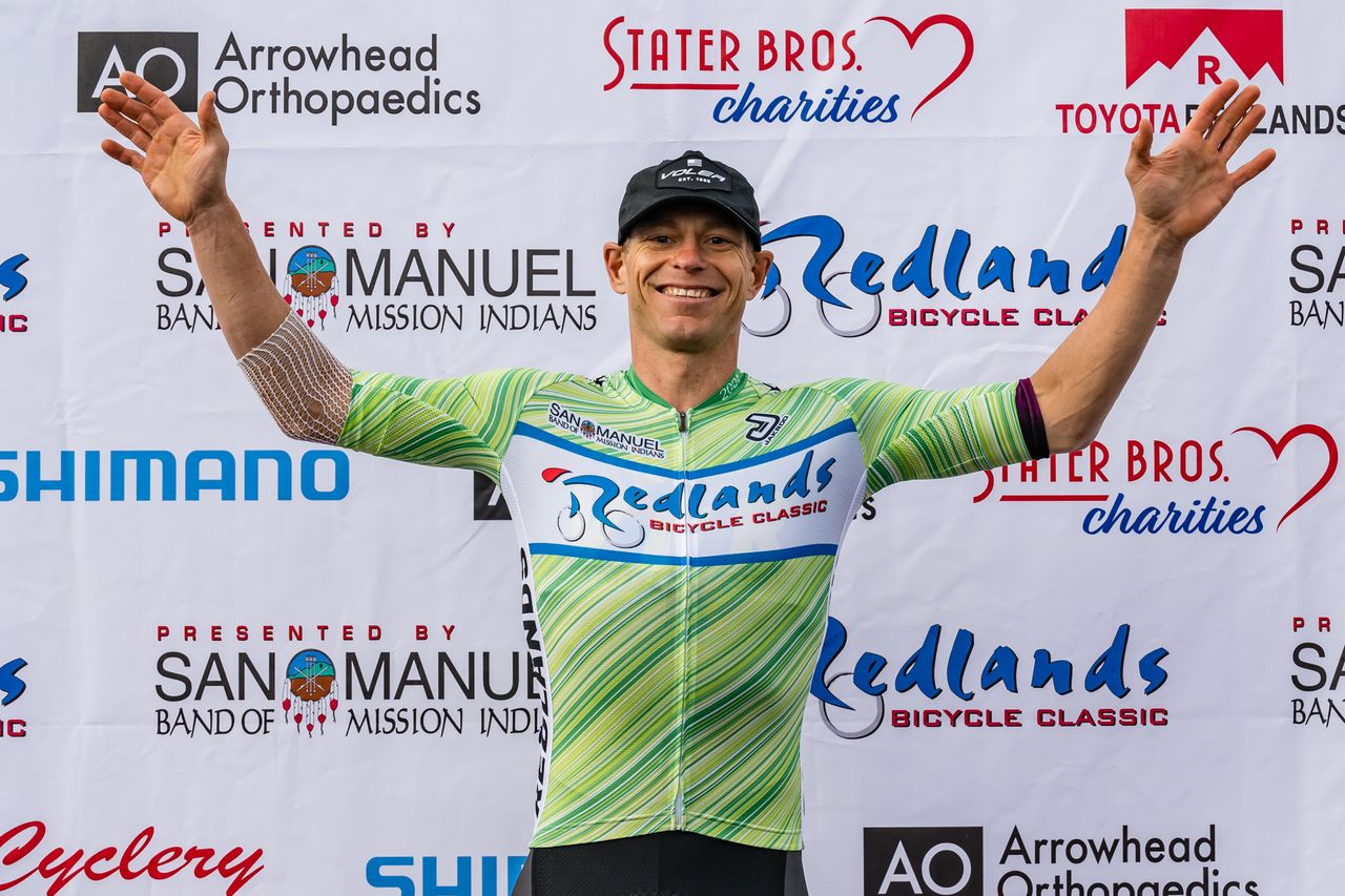 Ryan Gorman (Voler Factory Racing) sprint classification winner 2024 Redlands