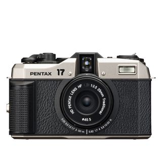 Pentax 17 film camera product shot on a white background