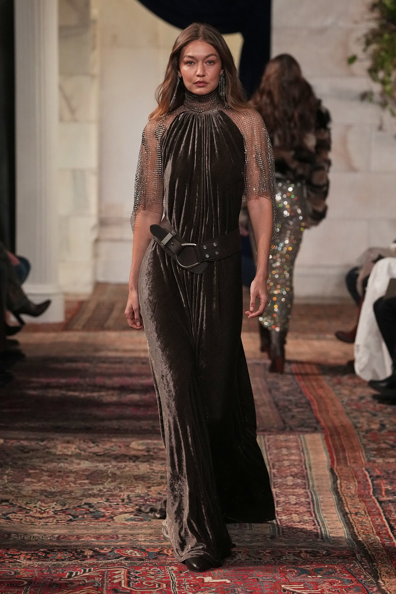 models walk the Ralph Lauren Fall 2026 runway