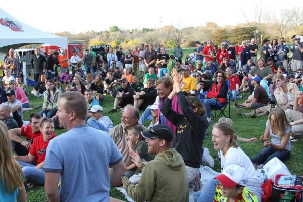 The crowd at the WORS elite category awards.