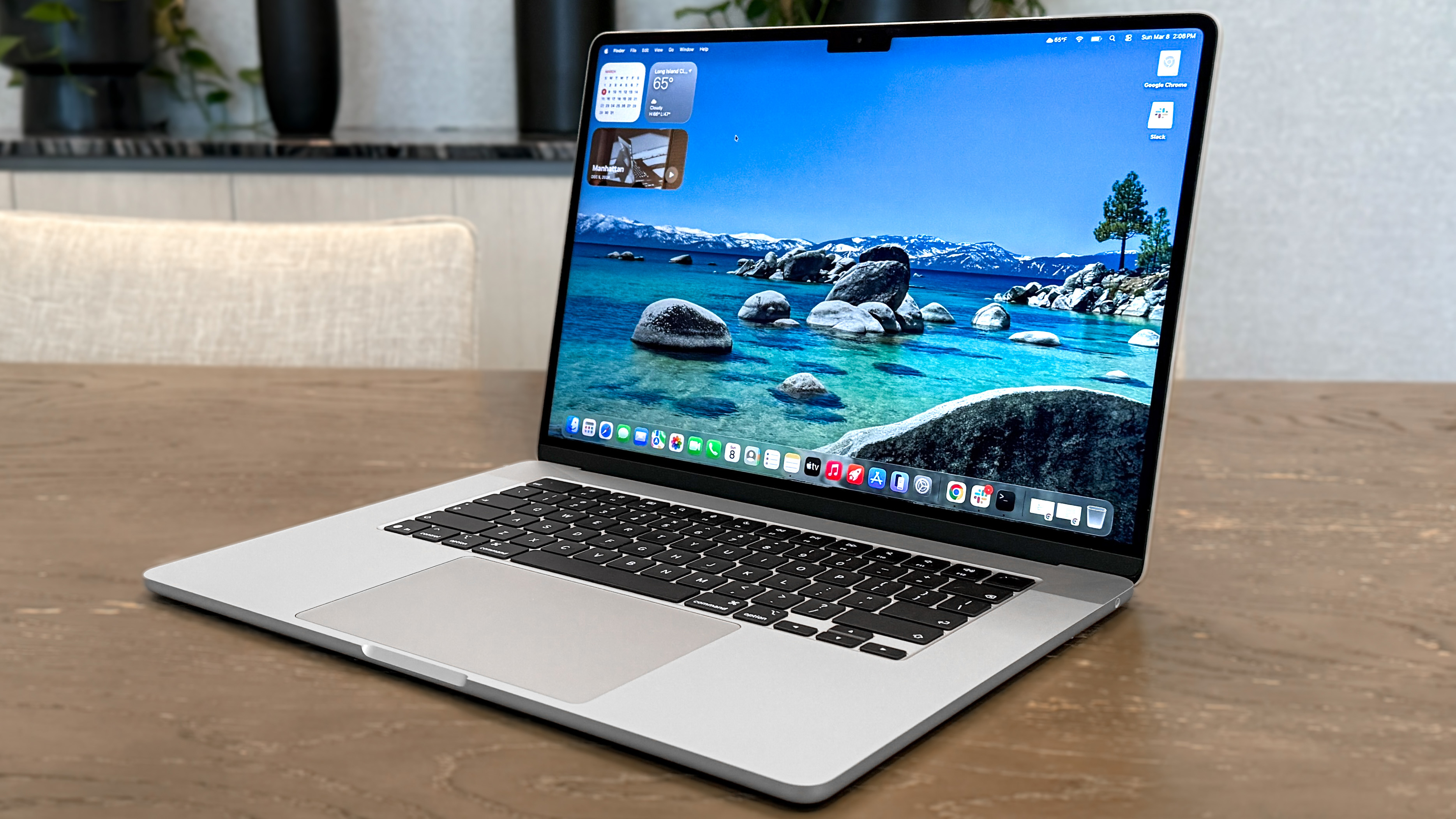 MacBook Air 15-inch M5 on a desk