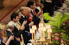 State banquet held in UK for president Trump featured a lavish menu.