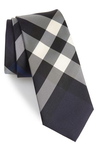 Manston Exploded Check Silk Tie