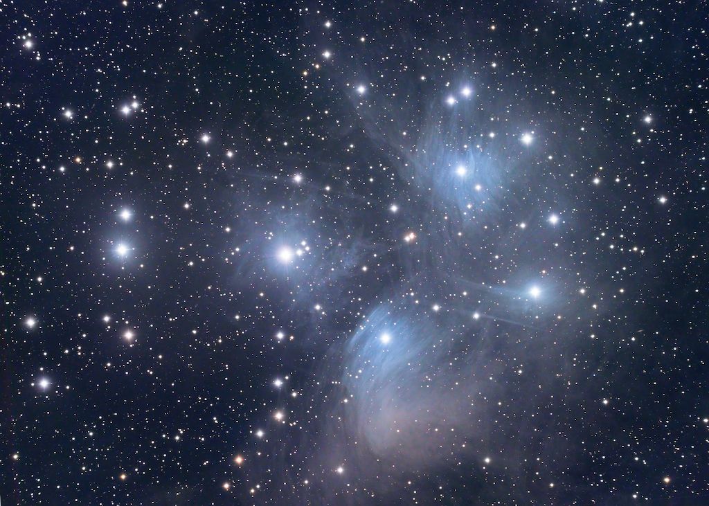 Pleiades star cluster