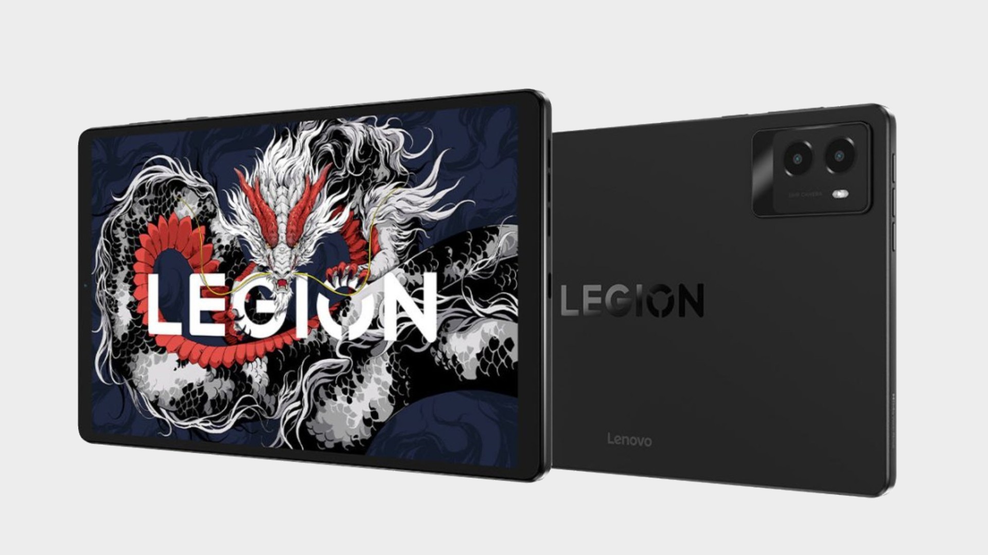 Lenovo Legion Y700 Gen 5 tablet on a gray background